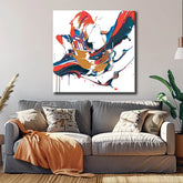 Painting by Numbers Abstract Art State of The Nation II